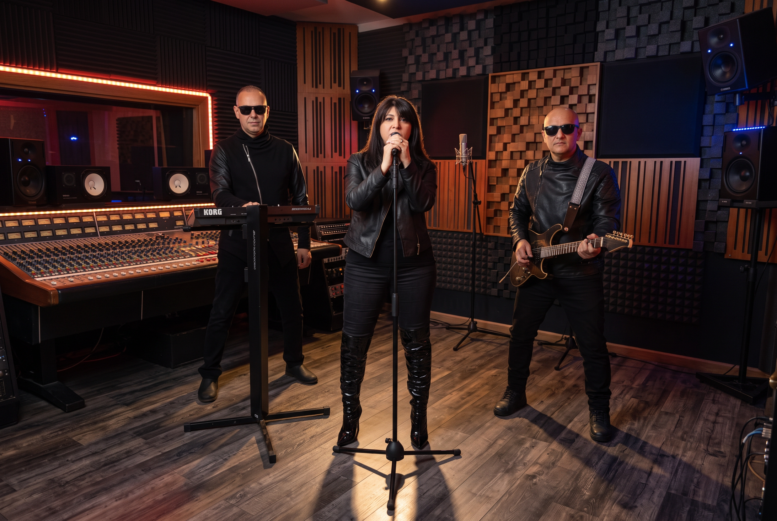 Reverbia grabando en el estudio